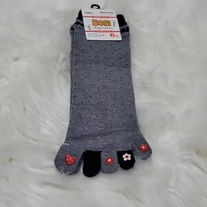 1733  GLORIX  Woman Socks Grey One Size  NWT